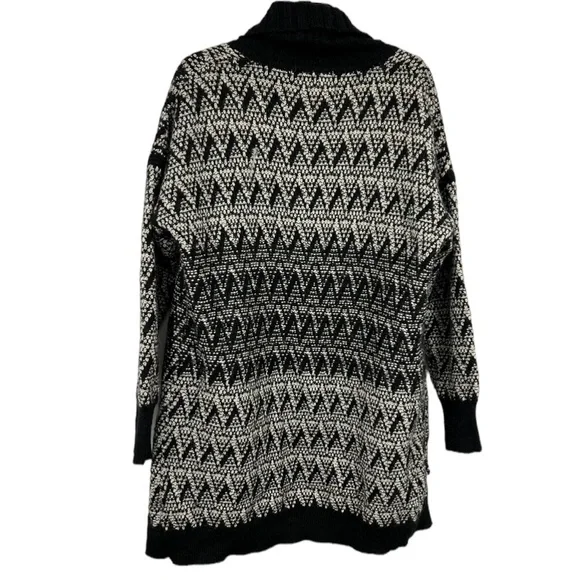 Cynthia Rowley Black Wool Alpaca Blend Cardigan Size Large - Picture 4 of 7